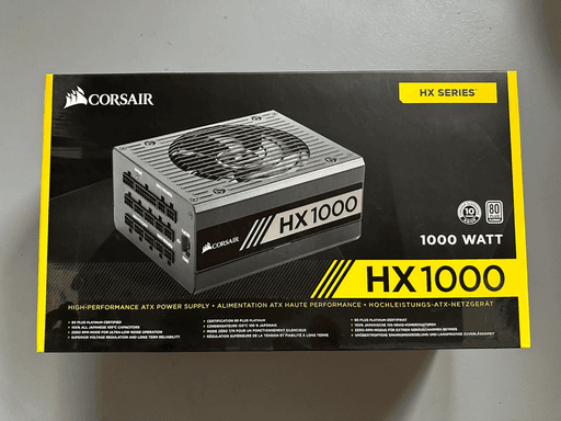 Corsair HX1000 1000W 80+ Platinum (Fully Modular)