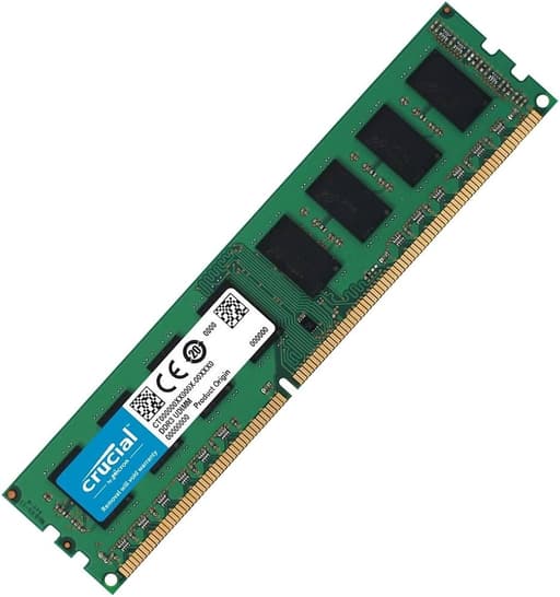 Crucial 8GB (1x8GB) DDR3 1600MHz