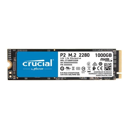 Crucial P2 1TB NVMe SSD