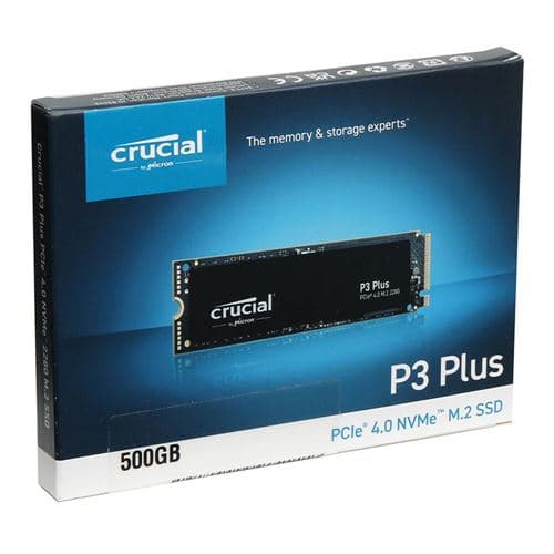 Crucial P3 500GB NVMe SSD