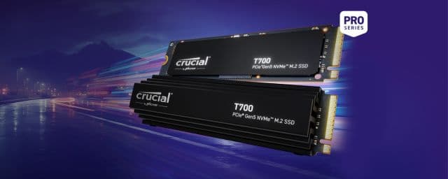 Crucial T700 2Tb Gen5 NVMe Ssd