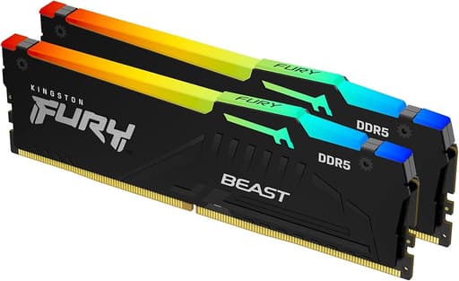 Kingston Fury Beast RGB 64GB (2x32GB) DDR5 6000MHz CL36