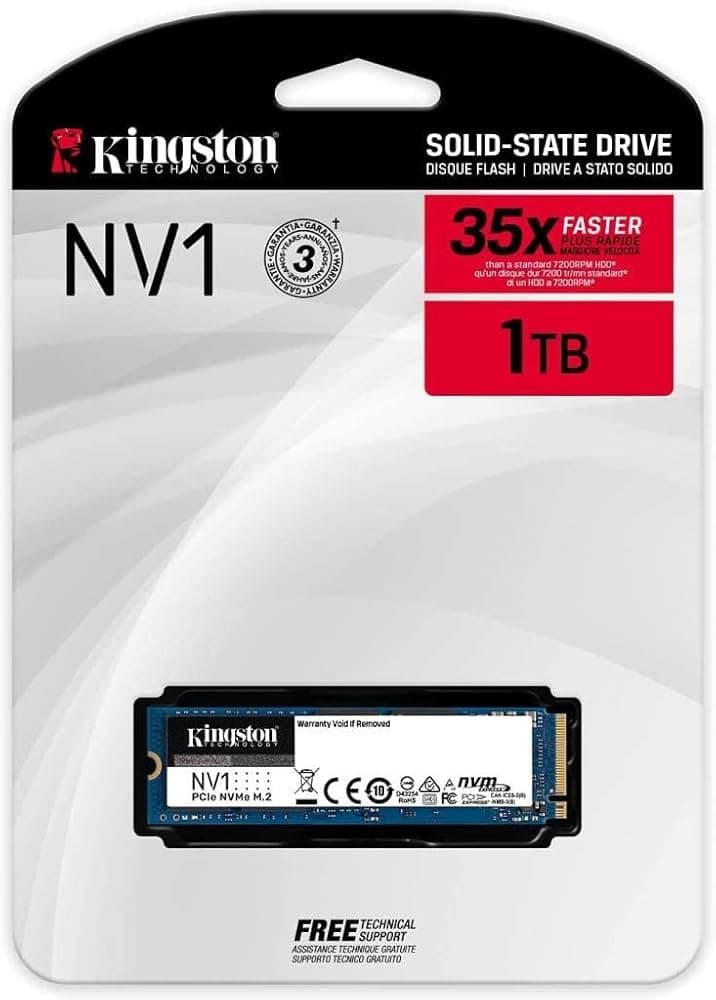 Kingston NV1 1TB NVMe SSD