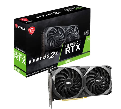 MSI RTX 3060 VENTUS 2X 12G OC