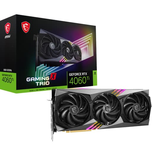 MSI RTX 4060 Ti GAMING X TRIO 8GB