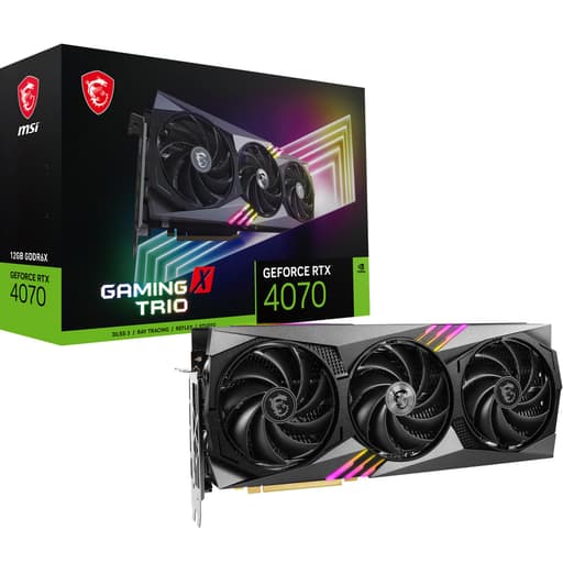 MSI RTX 4070 GAMING X TRIO 12GB