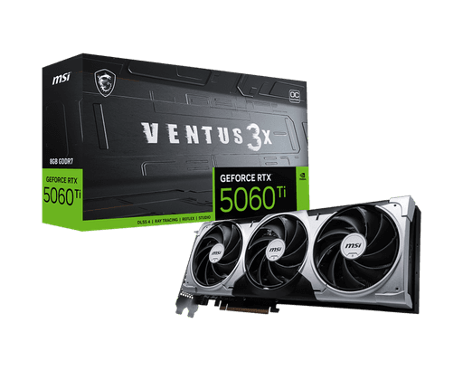 MSI RTX 5060 Ti VENTUS 3X OC 8GB