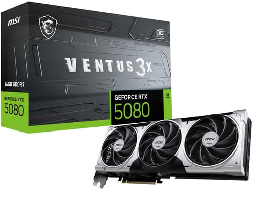 MSI RTX 5080 VENTUS 3X OC 16GB