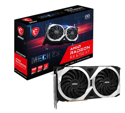 MSI Radeon RX 6750 XT MECH 2X OC 12GB