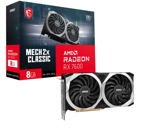 MSI RX 7600 MECH 2X CLASSIC OC 8GB
