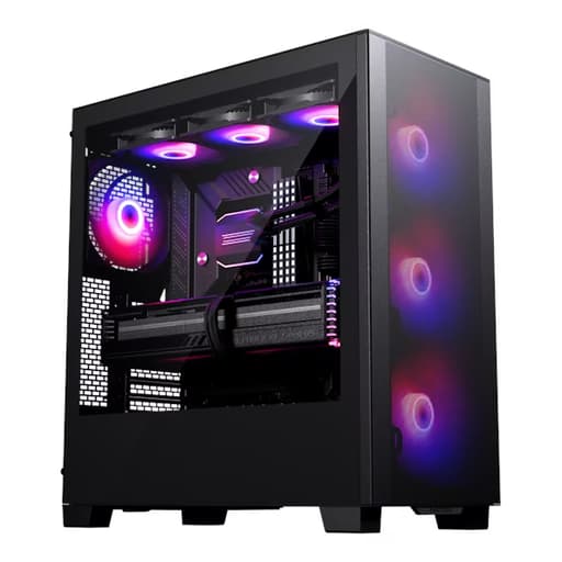 Phanteks XT Pro Ultra ATX Case Tempered Glass Window, Black