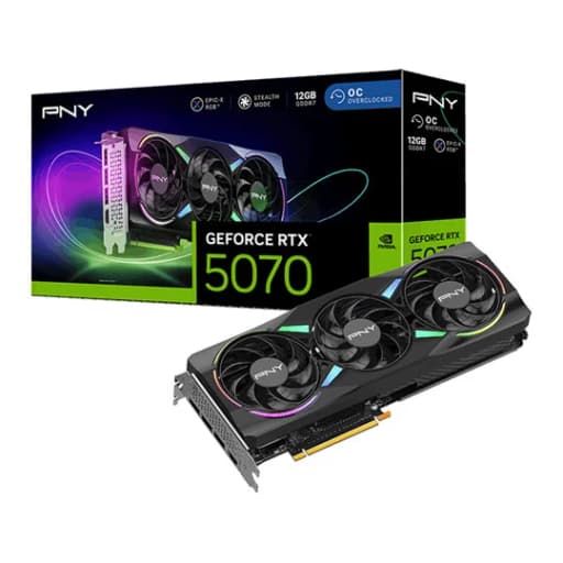 PNY RTX 5070 ARGB OC Triple Fan 12GB