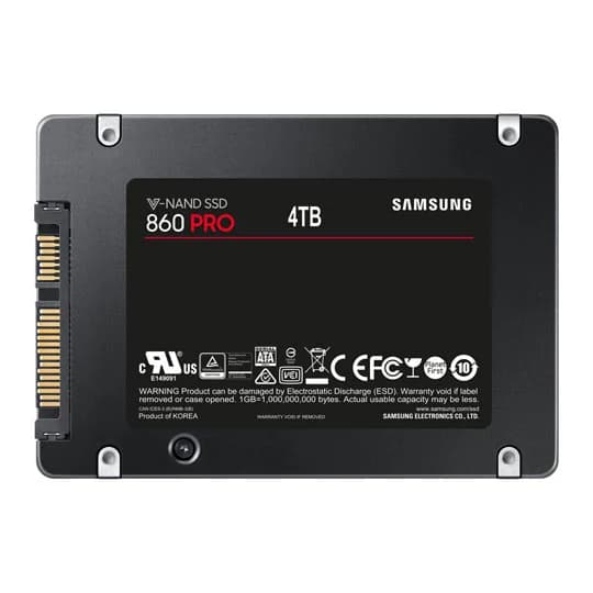 Samsung 860 Pro 4TB SATA SSD