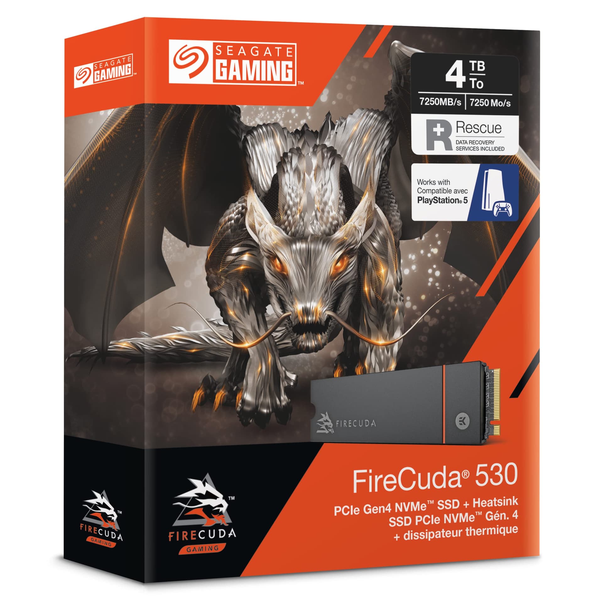 Seagate FireCuda 530 4TB NVMe SSD