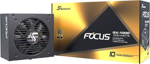 Seasonic Focus GX-1000 1000W 80+ Gold (Fully Modular)
