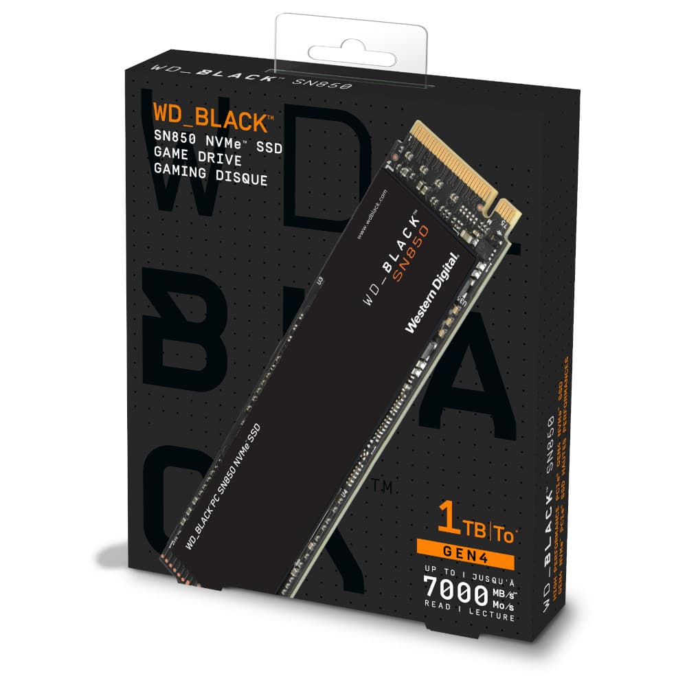 WD Black SN850 1TB NVMe SSD